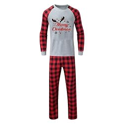 KASAAS Christmas Pajamas for Family Pjs Matching
