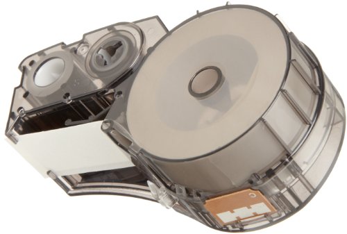 Brady M21-750-423 21' Length, 0.75" Width, B-423 Permanent Polyester, Black On White Color, BMP 21 Mobile Printer ID PAL And LABPAL Printer Label