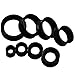 Oyaface 22pcs Silicone Ear Gauges Flesh Tunnels Plugs Stretchers Expander Ear Piercing Jewelry 00g(10mm)