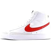 NIKE Blazer Mid '77 VNTG We Reptile, Men's Basketball Shoe, White Picante Red Coconut Milk, 11.5 US