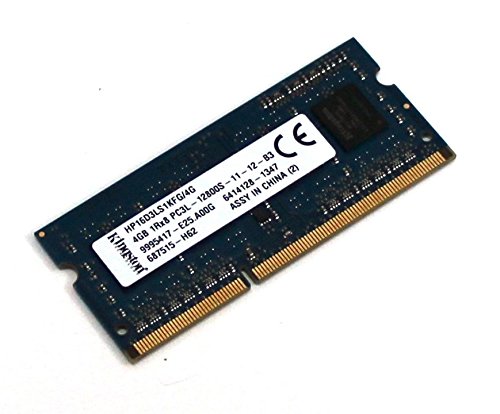 HP Kingston 4GB DDR3 RAM 1600MHz PC3L-12800 204-Pin