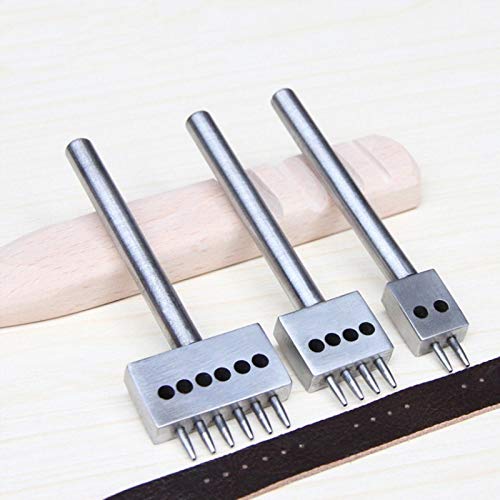 Punch - 1 Set Leather Hole Punches Diy Hand Perforated Round Stitching Punch Cut Punching 2 4 6 5 8mm - Notepad Walk Cutter Adjustable Heart 2d/3d Embroidery Disposable Kick Jars Fountain Twist