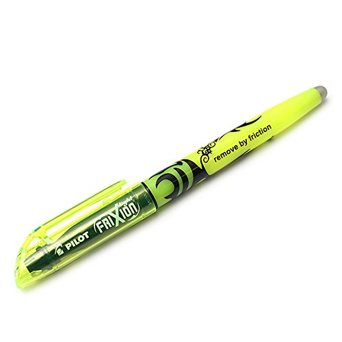 Pilot frixion erasable highlighter yellow, single marke…