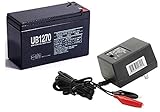 Universal Power Group 12V 7AH Battery for Humminbird Ice 45 Portable Flasher with Charger