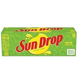 Sun Drop Citrus Soda, 12 Fluid Ounce Can, 12 Count