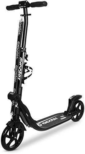 EXOOTER M2050 9XL Manual Adult Cruiser Kick Scooter with Dual Suspension Shocks and 200mm Wheels.