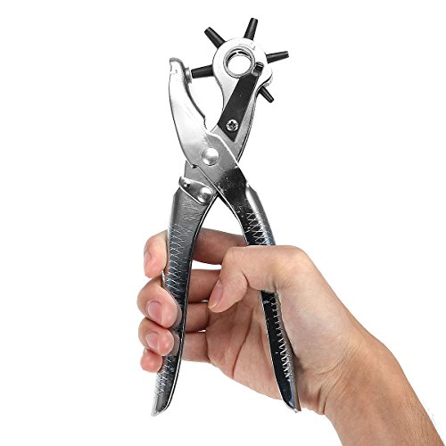 3Pcs Leather Belt Card Hole Punch & Eyelet Plier& Snap Button Grommet Tool Kit