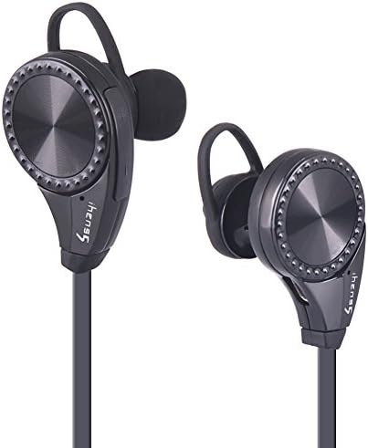 ihens5 Sport Wireless Bluetooth Noise Cancelling Headphone with Mic - Black