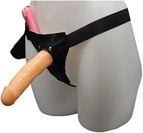 Leather Waist Strap On Harness with Multi Speed Toy