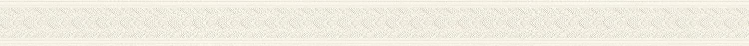 A.S. Création 261014 Border, Metallic, White, 5,00 m x 0,04 m