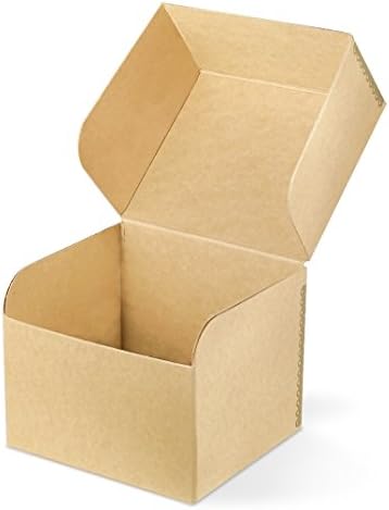 Gaylord Archival Tan Flip-Top Photo Preservation Box - 5W x 5 5/8L x 4 5/8"H