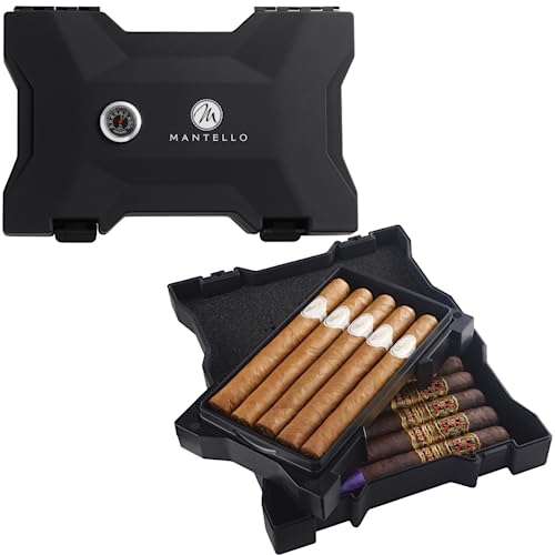 Mantello Cigars Case Cigar Travel Case with Cigar Accessories, Cigar