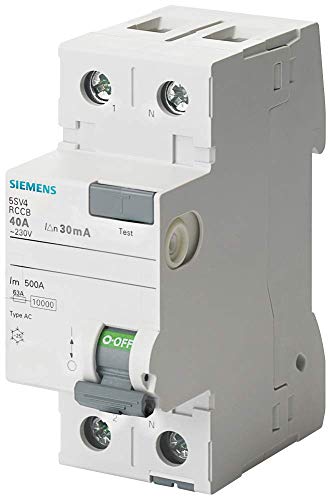 Siemens 40A 30mA 2-Pole RCCB/ELCB