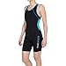 RunBreeze Women's Triathlon Suit | Premium, Padded Performance Tri Suit (as1, numeric, numeric_6, numeric_8, regular, regular, Black/Blue)
