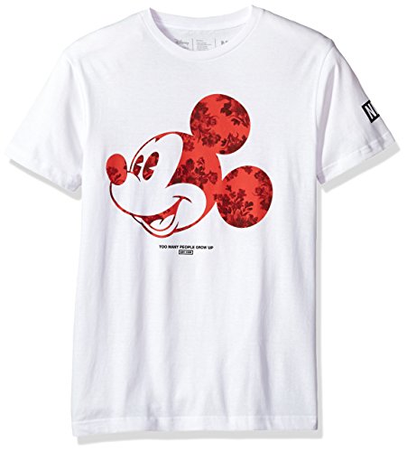 Neff men s don t grow up tee mickey mouse disney graphic shirt, w…