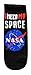 Hyp NASA I Need My Space Juniors/Womens 5 Pack Ankle Socks