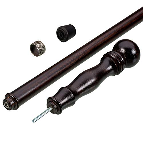 Fashionable Walking Cane for Men and Women - Carved Wooden Knob Canes - Walking Stick (#1) - Thumbnail 4