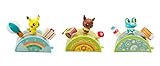 Pokémon Petite Pals Figure Bundle Pack: Pikachu, Eevee And Froakie