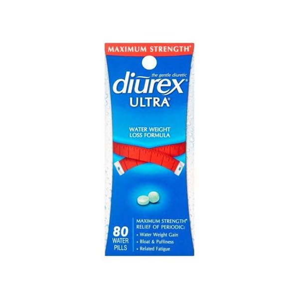 DiurexUltra Water Weight Loss Formula80 PillsRelieves Water Weight