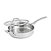 Calphalon 1948238 Signature Stainless Steel Covered Saute Pan, 3 quart, Silver