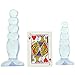 Doc Johnson Crystal Jellies - Anal Delight Trainer Kit - Small-Large - Suction Cup Base - Clear