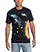 The Mountain Solar System Adult T-Shirt, Black, XL