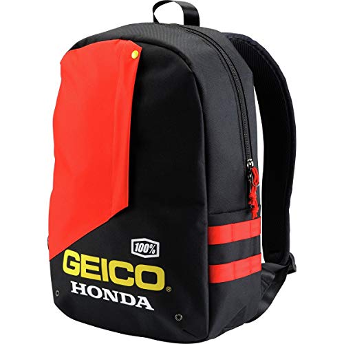 100% Unisex Geico Backpack One Size Black
