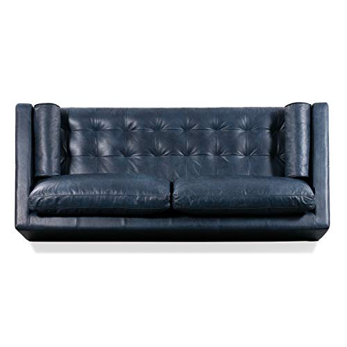 POLY & BARK Napa 88.5" Sofa FullGrain SemiAniline Italian Tanned