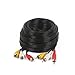 Audio Video Cable,Composite 50 ft Cord RCA to RCA M/Mx3,AV Cable for TV,DVD,VCD etd.
