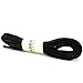 YFINE 2 Pair Cotton Waterproof Flat Waxed Shoelaces for Leather Boots Dress Shoes Laces Black 47.24