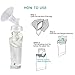 Breastmilk Storage Bag Adapters for Spectra S1 S2 Pumps, Avent Comfort Wide Mouth Flange Pump to Use with Lansinoh and Nuk Breastmilk Storage Bags by PumpMom
