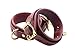 Strict Leather Luxury Burgundy Locking Ankle Cuffsthumb 2