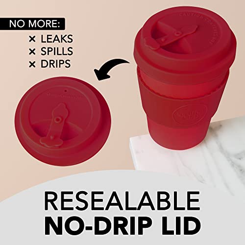 Reusable Sustainable ToGo Travel CoffeeCup Ecoffee Cup Portable