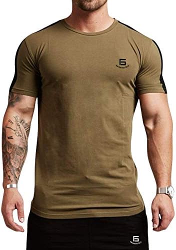 Samy トレーニングウェア メンズ Tシャツ ストレッチ 半袖 スポーツ シャツ 筋トレ フィットネス Dx513