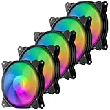 upHere 120mm 5V 3PIN Addressable RGB Case Fan