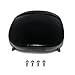 Senkauto Black Rear Passenger Pillion Pad Seat For Victory Boardwalk High-Ball Vegas Highball Gunner Kingpin Deluxe Judge