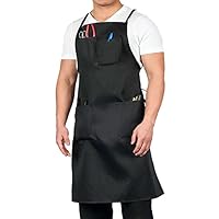 KNG Adult Shop Apron, Black