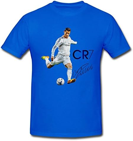 CONOC Boy's&amp;Girl's Real Madrid C.F. 201516 Cristiano Ronaldo 7 Soccer Youth T-Shirt blue M
