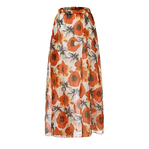 2 Women+Skirts+POTO+Pleated+Bohemia