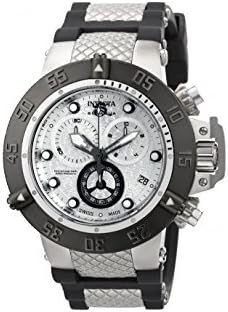 Invicta Men's Subaqua Quartz Watch with Stainless-Steel Strap, Silver, 29 (Model: 90115)