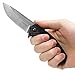 Kershaw Portal Pocket Knife, 3.3” Steel Blade with Assisted Opening, Glass-Filled Nylon Handle with Deep-Carry Reversible Pocketclip, Small Folding Knife