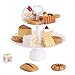 Liberty Imports Cookies and Desserts Mini Cake Tower Balance Game - Balancing Play Food Toy Set for Kids