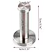 FUNJIA Unleaded Stainless Steel Wall-Mount Bath Robe Towel Hook, Brushed Finish, 2.75-Inch, 4 Pieces