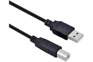 WEARE USB B MIDI Cable USB 2.0 Cord Compatible for Focusrite Scarlett Solo (2nd Gen),Scarlett 2i2 (1st Generation) USB Audio Interface,Numark PT01 Scratch,Vangoa VGK6200,Peavey USB-P