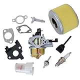 New Pack of Carburetor Carb + Air Filter + Gaskets + Oil Dipstick + Spark Plug Kits fit for Honda Gx240 8hp Gx270 9hp Replaces #16100-ZE2-W71 and 16100-ZH9-W21
