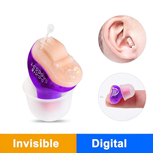 New Hearing Amplifier (CIC) Complete In Canal,Invisible,Super mini,Adjustable, Voice Amplifier, Small (Left) - Thumbnail 7