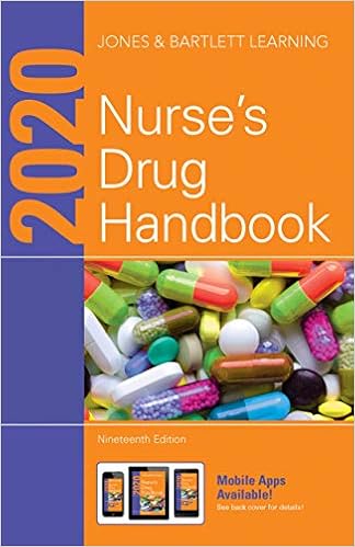 2020 Nurse S Drug Handbook 9781284167900 Medicine Health Science Books Amazon Com