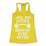 And She Lifted Ever After Burnout Tank Top