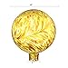 Gazing Ball 10 inch Colorful Glass Gazing Ball for Garden Decor, Yellow