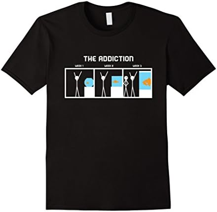 Mens Aquarium shirt | The addiction XL Black